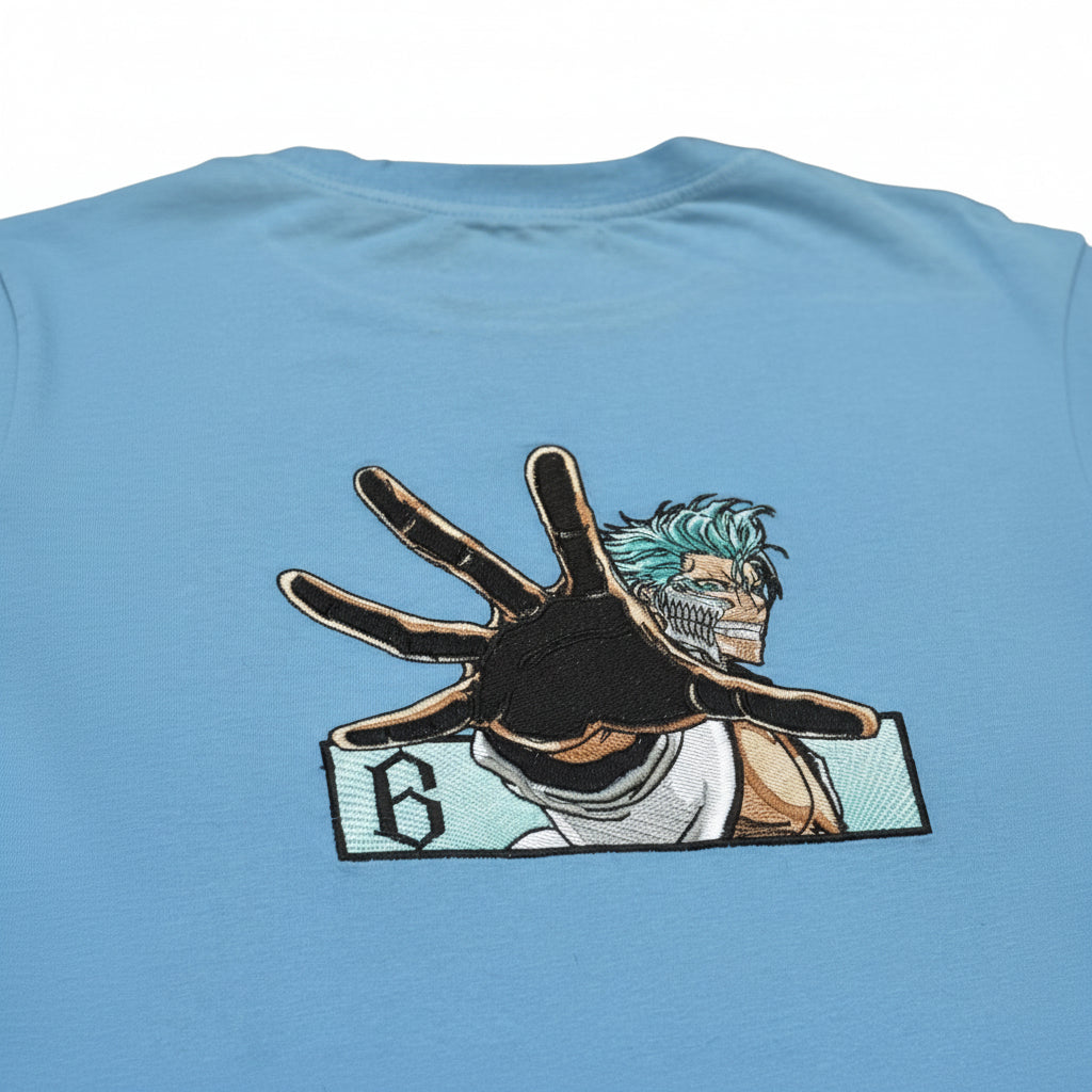 Polera Oversize grimmjow n°6 Bleach