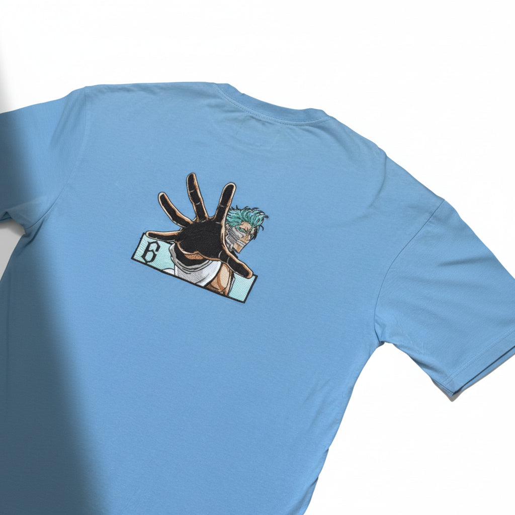Polera Oversize grimmjow n°6 Bleach