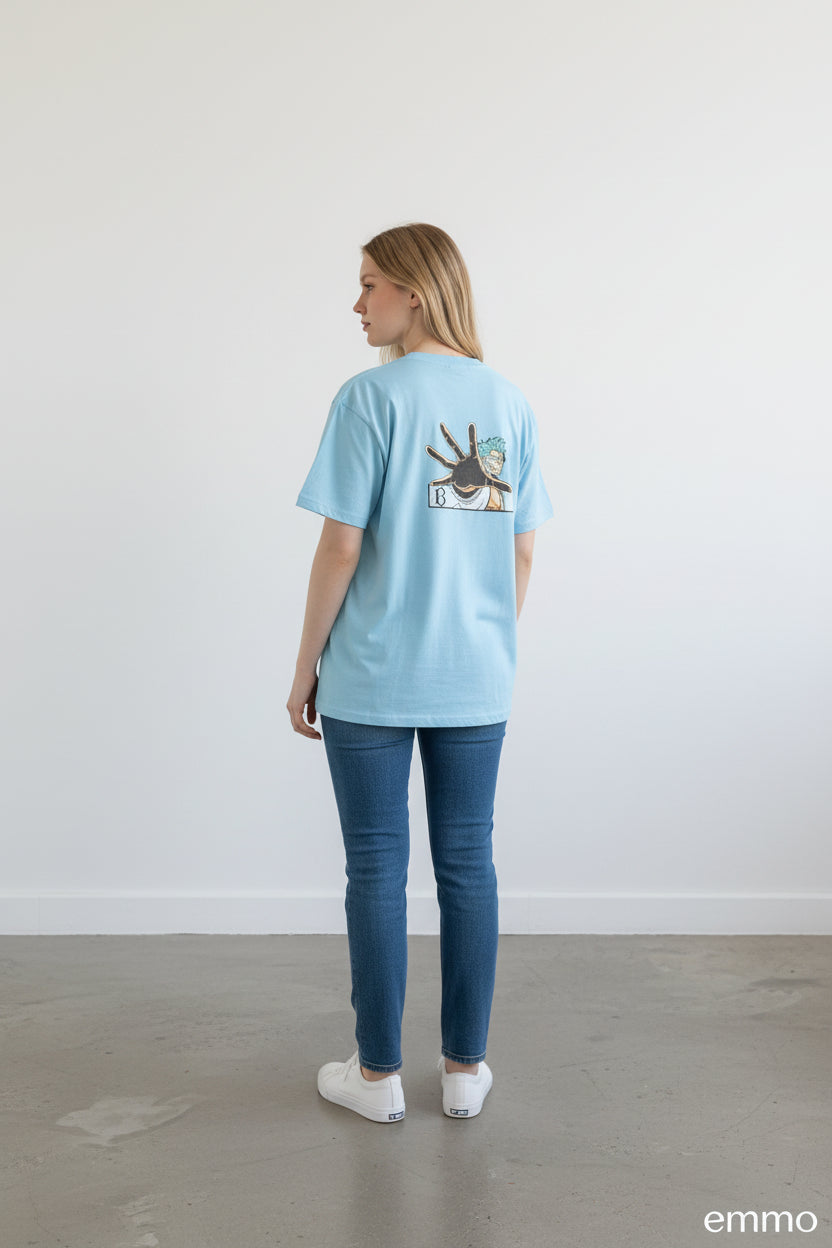 Polera Oversize grimmjow n°6 Bleach